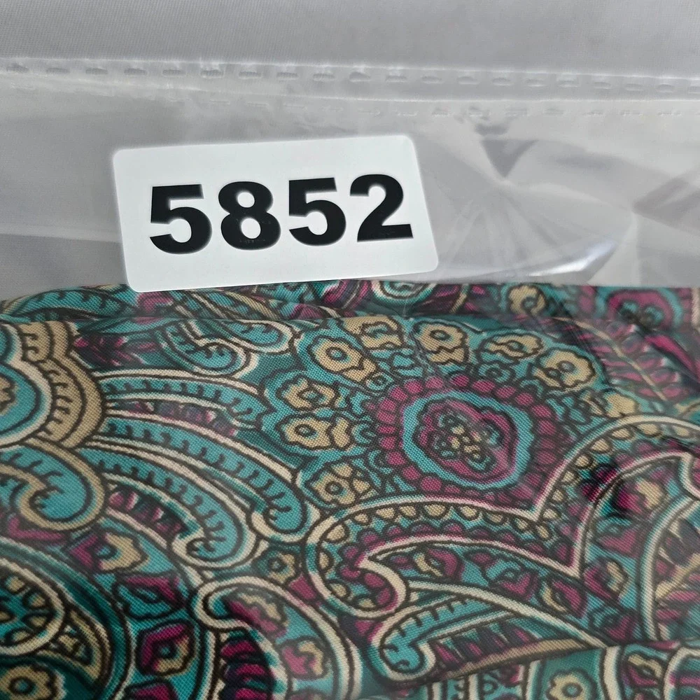 Karma Highway‎ Jumpsuit Woman One Size Paisley Print 100% Viscose Boho Festival - Picture 11 of 11